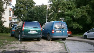 Fotopolicija, Apkasų g. Vilniuje
