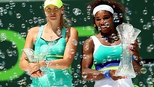 VIDEO kadras: Majamyje &ndash; &scaron;e&scaron;tasis JAV tenisininkės Serenos Williams triumfas