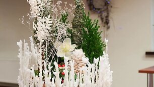 VU Botanikos sode jaunųjų floristų paroda