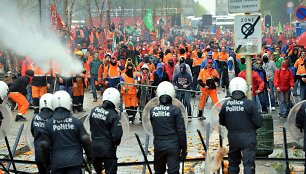 Protestas Briuselyje 