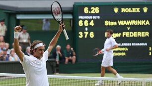 Rogeris Federeris nugalėjo Stanislasą Wawrinką