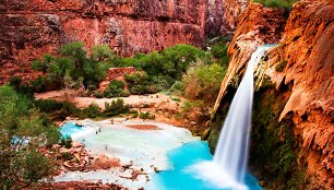  Havasu krioklys Didžiajame kanjone, JAV
