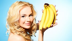 Grožį galima puoselėti ir bananais