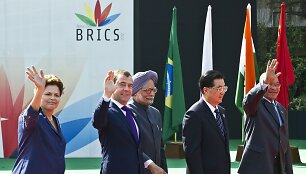 BRICS &scaron;alių lyderiai