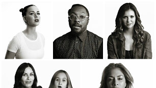 Katy Perry, will.i.am, Nina Dobrev, Courteney Cox su dukra Coco ir Nicole Scherzinger
