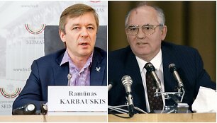 Ramūnas Karbauskis ir Michailas Gorbačiovas