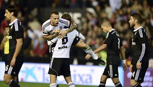 &bdquo;Valencia&ldquo; džiūgauja įveikusi &bdquo;Real&ldquo;