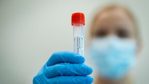 Irmantas Gelūnas/BNS nuotr. PGR testas 