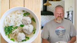 Vytaras Radzevičius ir jo gaminti Indonezijos kukuliai