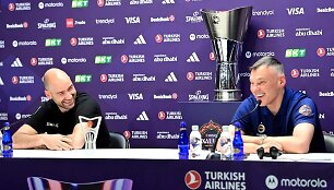 Vassilis Spanoulis ir &Scaron;arūnas Jasikevičius