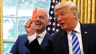 Gianni Infantino, Donaldas Trumpas