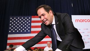 Marco Rubio šventė pergalę Floridoje