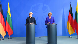 Dalia Grybauskaitė ir Angela Merkel