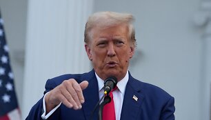 JAV i&scaron;rinktasis prezidentas Donaldas Trumpas / Jeenah Moon / REUTERS