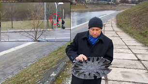 Incidentas dėl numesto rato gaubto prie&scaron;ais Seimą