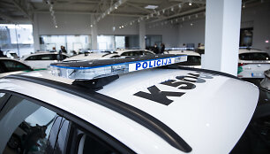 Pristatyti nauji tarnybiniai policijos automobiliai