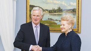 Michelis Barnieris ir Dalia Grybauskaitė