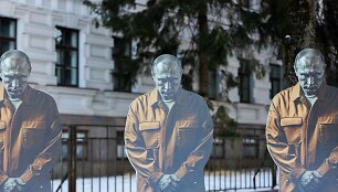 akcija &bdquo;PUTinJail&ldquo; / Patricija Adamovič/BNS nuotr.