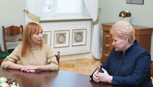 Jurgita Petrauskienė ir Dalia Grybauskaitė