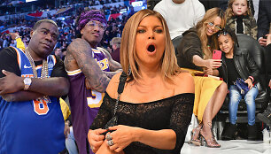 Tracy Morganas ir Nickas Cannonas, Fergie ir Beyonce su dukra