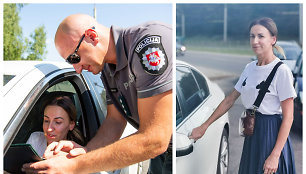 Katažina Zvonkuvienė įkliuvo policijos pareigūnams