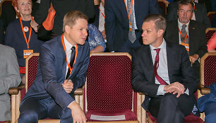 Remigijus &Scaron;ima&scaron;ius ir Gabrielius Landsbergis 