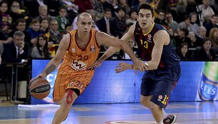 Carlosas Arroyo ir Toma&scaron;as Satoransky jau žaidė kartu &bdquo;Barcelona&ldquo; ekipoje