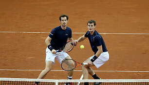 Andy Murray ir Jamie Murray