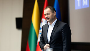 Naujas Kalėjimų tarnybos vadovas Mindaugas Kairys davė priesaiką Teisingumo ministerijoje 
