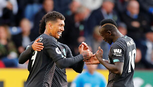 &bdquo;Liverpool&ldquo; puolimo trejetas &ndash; Mohammedas Salahas, Roberto Firmino ir Sadio Mane