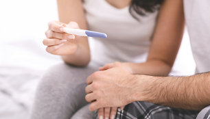 Pora stebi nėštumo testo rezultatus