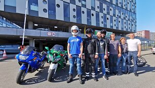 B.Bardausko ir motociklininkų susitikimas su LKPT vadovu Vytautu Gra&scaron;iu
