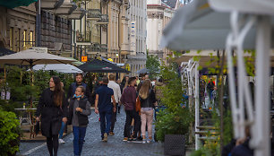 Trečiadienio vakaras Vilniaus mieste