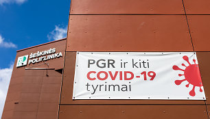 COVID-19 tyrimai Vilniaus poliklinikose