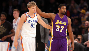 Mindaugas Kuzminskas ir Metta World Peace