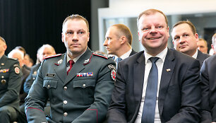 Saulius Skvernelis ir Linas Pernavas