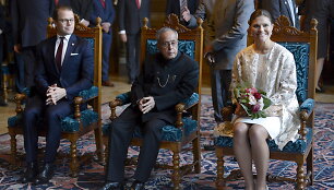 Princas Danielius, Indijos prezidentas Pranabas Mukherjee ir princesė Victoria