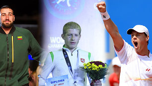 Jonas Valančiūnas, Edgaras Venckaitis ir Ričardas Berankis