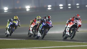 Pirmosios 2015-ųjų sezono &bdquo;Moto GP&ldquo; lenktynės Katare