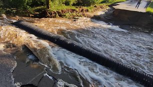 Nuplautas kelias Kaišiadorių rajone, Pakertuose