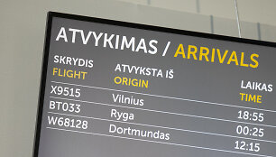 Palangoje nusileido lėktuvas i&scaron; Vilniaus