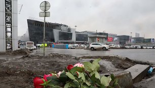 „Crocus City Hall“ salė po gaisro Maskvoje