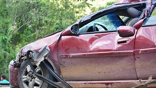 Sudaužytas automobilis
