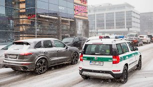 Sunkios eismo sąlygos šalia „Panoramos“