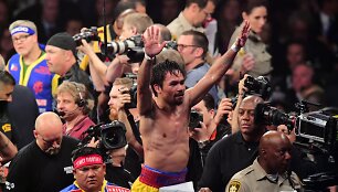 Floydas Mayweatheris prie&scaron; Manny Pacquiao