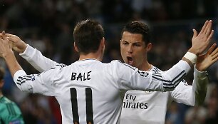 Garethas Bale'as ir Cristiano ronaldo