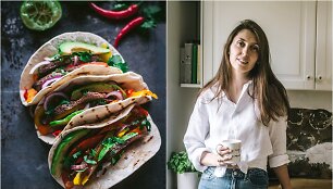 Tinklara&scaron;tininkė Jurgita ir jos ruo&scaron;ti &bdquo;tacos&ldquo; su jautiena ir paprikomis
