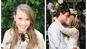 Bindi Irwin ir jos sutuoktinis Chandleris Powella