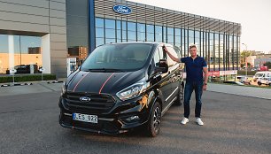 Vitoldas Milius ir „Ford Transit Custom“