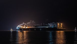 „Arctic Aurora“ į Klaipėdos terminalą atgabeno dar vieną „Elenger“ suskystintų gamtinių dujų krovinį